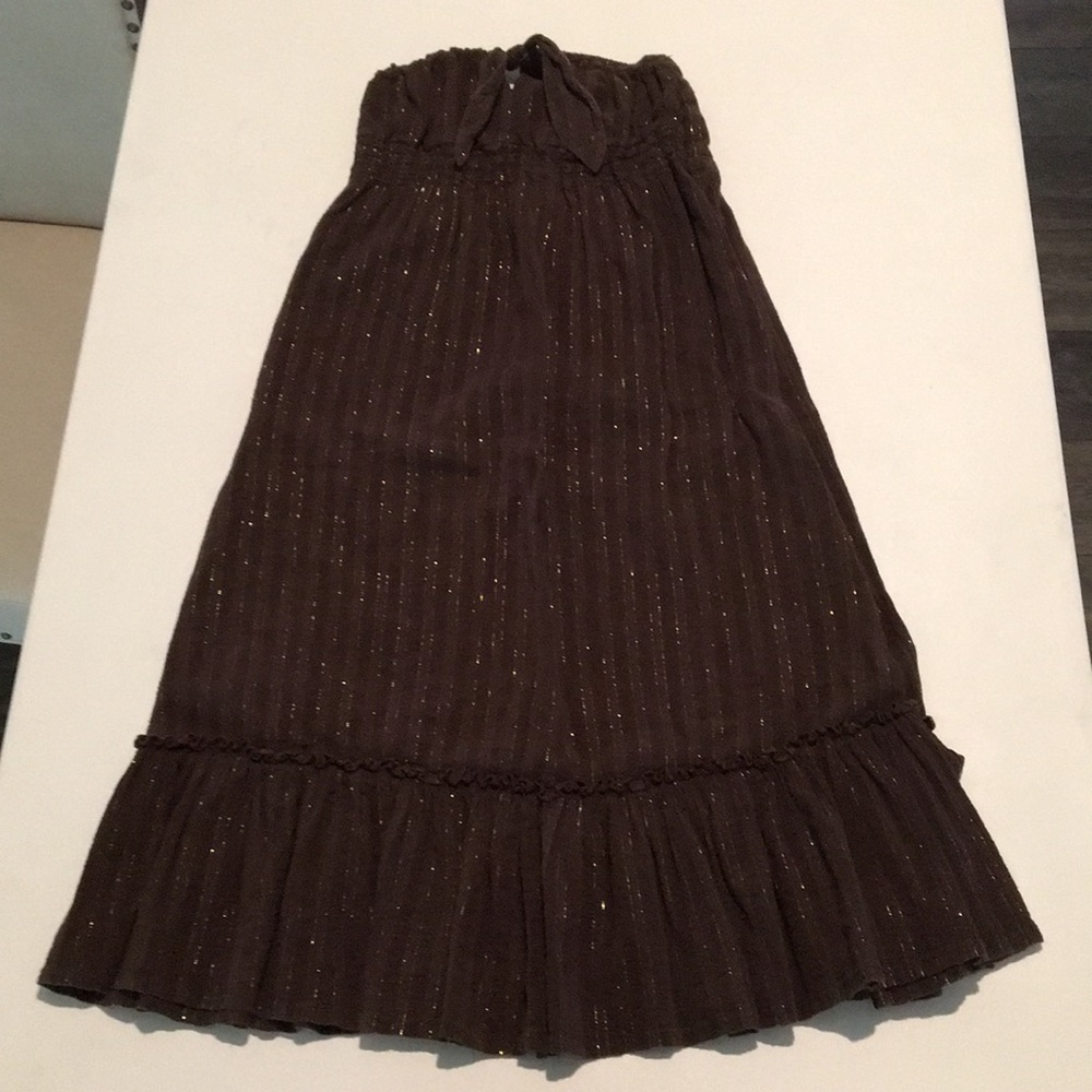 Brown tube dress. Size XS.